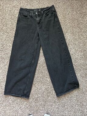 Old Navy Black Wide Leg Jeans